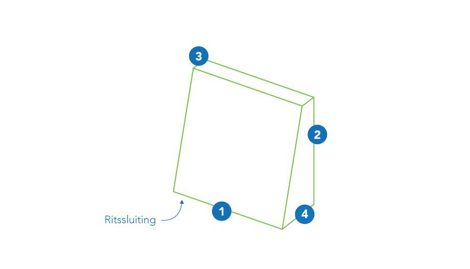 Rugkussen schuin - Recht